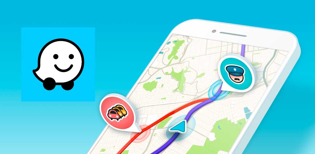 Waze-Navigation und Live-Verkehr