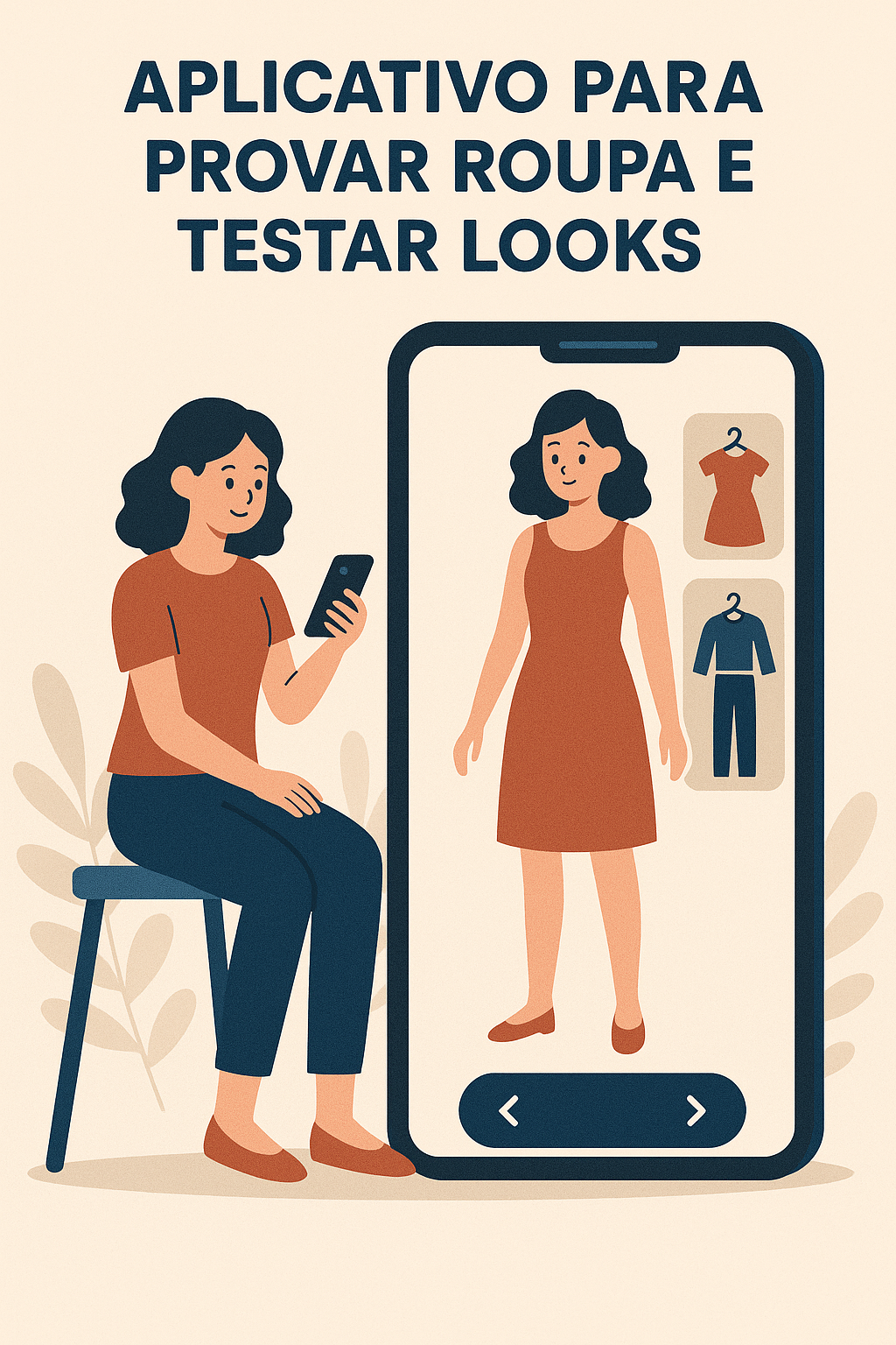 App för att prova kläder och testa stilar